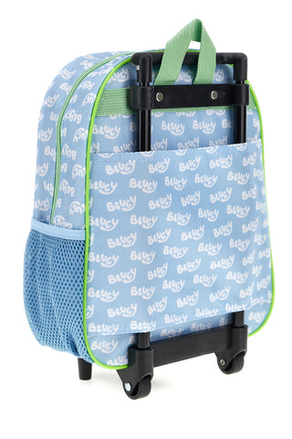 Zaino trolley celeste con Bluey e Bingo Bluey Trolley