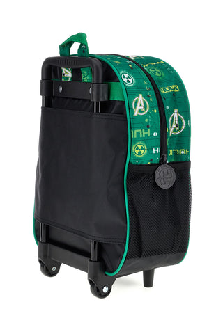 Zaino trolley verde Hulk Smash con Marvel avengers Hulk