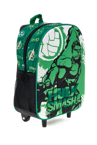 Zaino trolley verde Hulk Smash con Marvel avengers Hulk